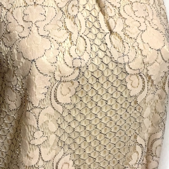 “Skies Are Blue” Cream Lace Sleeveless Dress - Picture 2 of 6